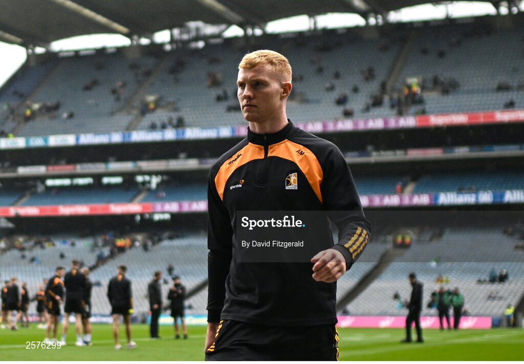 23 July 2023; Adrian Mullen of Kilkenny walks the pitch before the GAA Hurling All-Ireland Senior Championship final match between Kilkenny and Limerick at Croke Park in Dublin. Photo by David Fitzgerald/Sportsfile