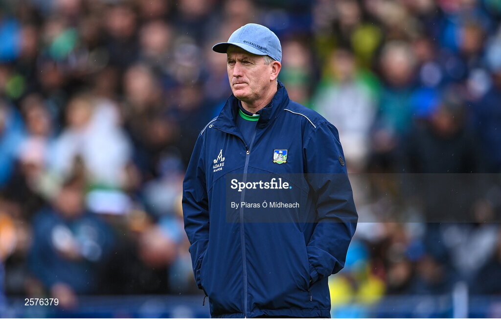 23 July 2023; Limerick manager John Kiely before the GAA Hurling All-Ireland Senior Championship final match between Kilkenny and Limerick at Croke Park in Dublin. Photo by Piaras Ó Mídheach/Sportsfile