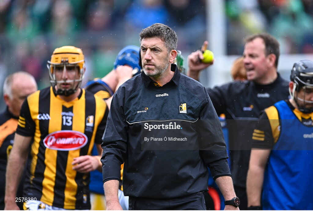 23 July 2023; Kilkenny manager Derek Lyng before the GAA Hurling All-Ireland Senior Championship final match between Kilkenny and Limerick at Croke Park in Dublin. Photo by Piaras Ó Mídheach/Sportsfile