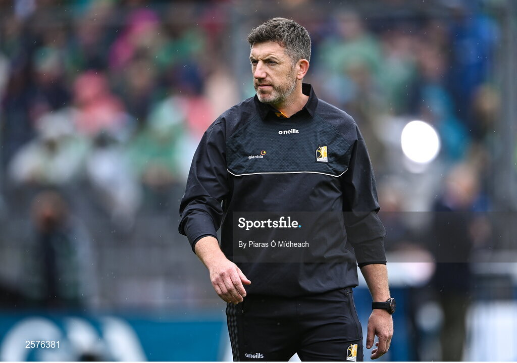 23 July 2023; Kilkenny manager Derek Lyng before the GAA Hurling All-Ireland Senior Championship final match between Kilkenny and Limerick at Croke Park in Dublin. Photo by Piaras Ó Mídheach/Sportsfile