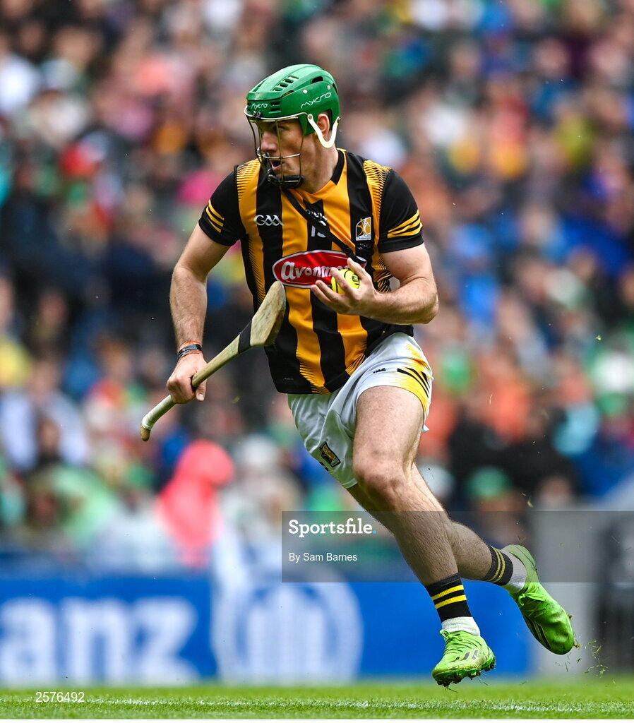 23 July 2023; Eoin Cody of Kilkenny during the GAA Hurling All-Ireland Senior Championship final match between Kilkenny and Limerick at Croke Park in Dublin. Photo by Sam Barnes/Sportsfile