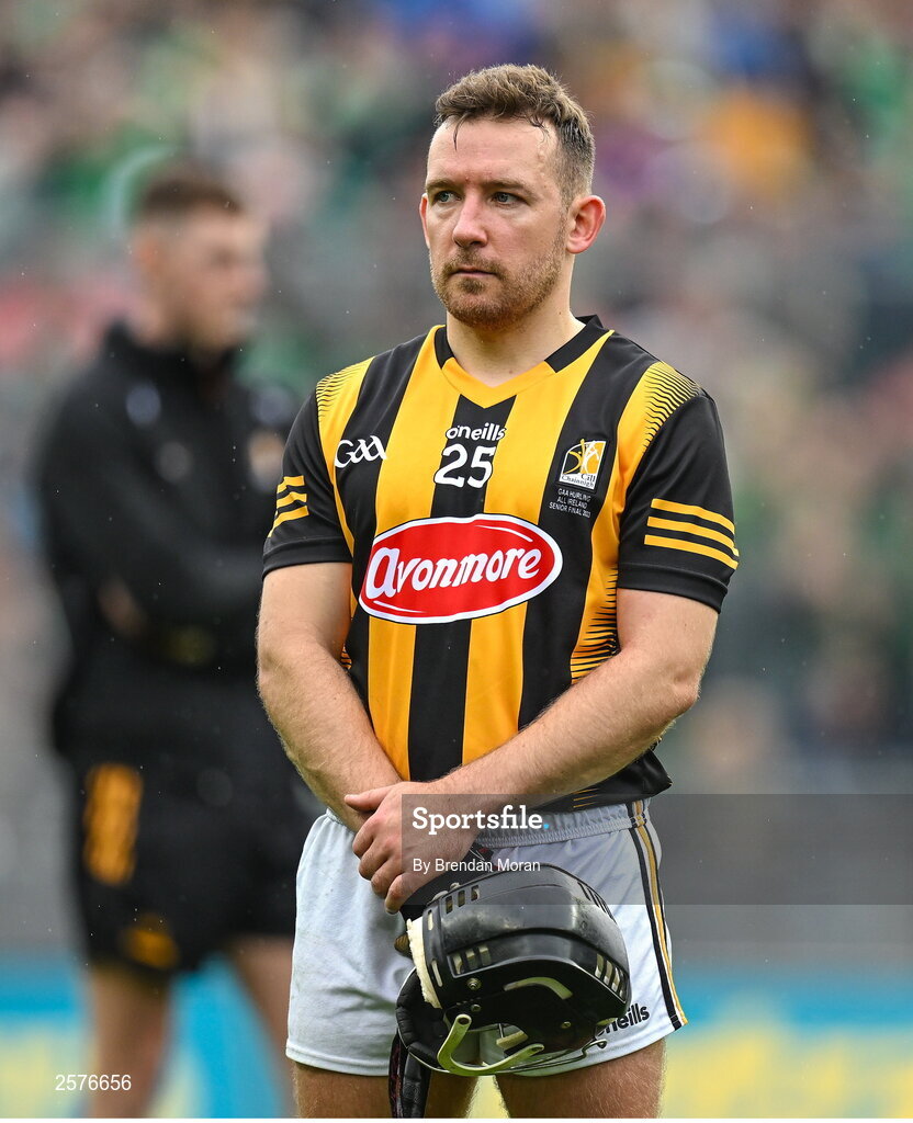 23 July 2023; Richie Hogan of Kilkenny dejected after the GAA Hurling All-Ireland Senior Championship final match between Kilkenny and Limerick at Croke Park in Dublin. Photo by Brendan Moran/Sportsfile
