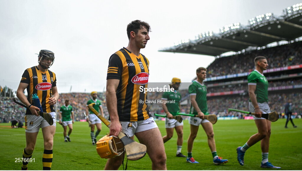 23 July 2023; Billy Ryan of Kilkenny before the GAA Hurling All-Ireland Senior Championship final match between Kilkenny and Limerick at Croke Park in Dublin. Photo by David Fitzgerald/Sportsfile Photo by David Fitzgerald/Sportsfile