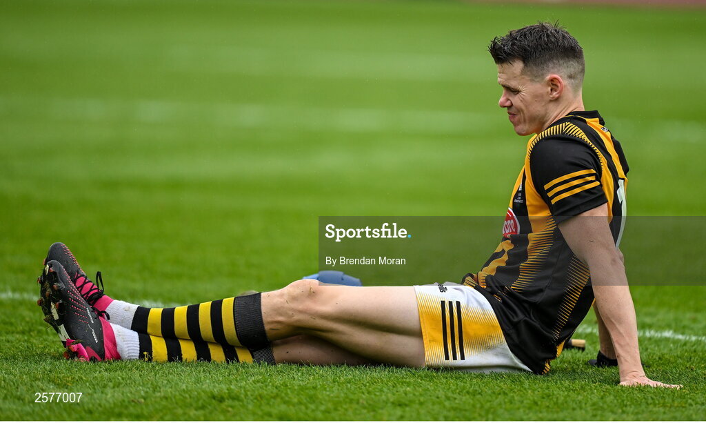 23 July 2023; TJ Reid of Kilkenny after his side's defeat in the GAA Hurling All-Ireland Senior Championship final match between Kilkenny and Limerick at Croke Park in Dublin. Photo by Brendan Moran/Sportsfile