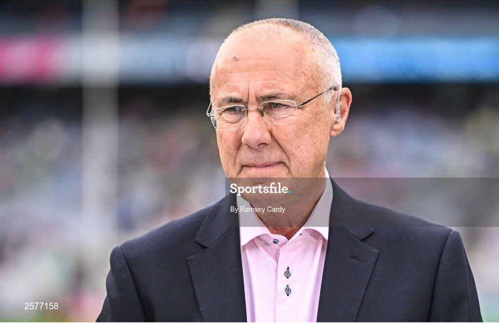 23 July 2023; Former Limerick manager John Allen during the GAA Hurling All-Ireland Senior Championship final match between Kilkenny and Limerick at Croke Park in Dublin. Photo by Ramsey Cardy/Sportsfile