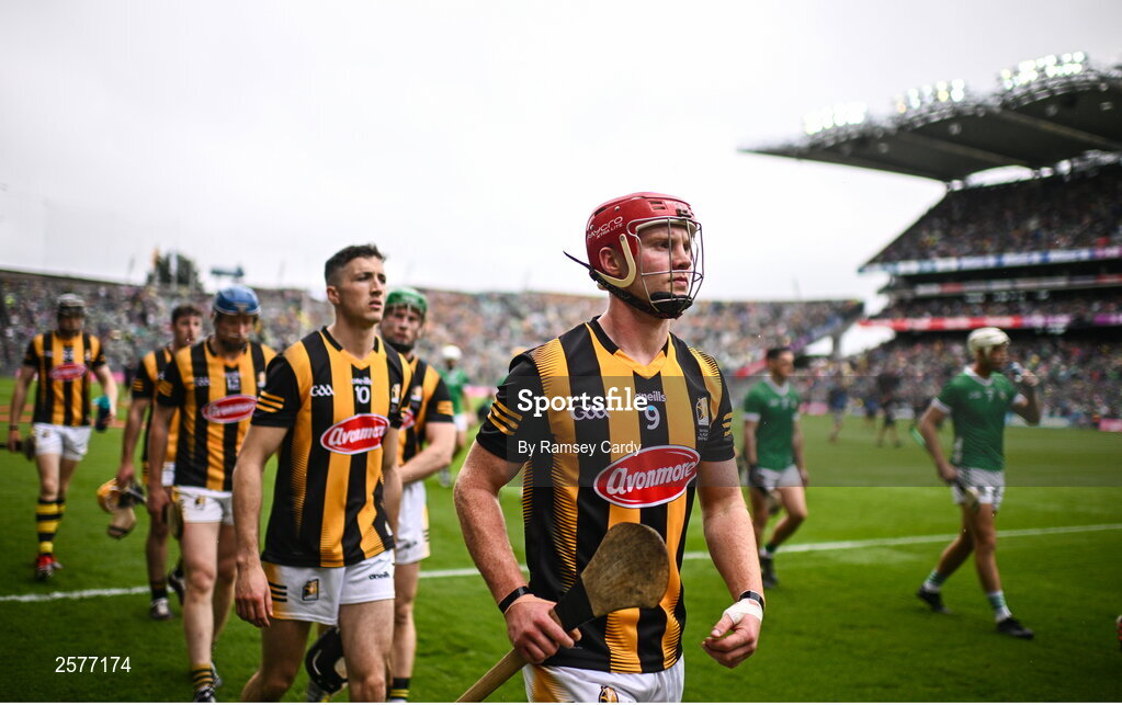 23 July 2023; Adrian Mullen of Kilkenny before the GAA Hurling All-Ireland Senior Championship final match between Kilkenny and Limerick at Croke Park in Dublin. Photo by Ramsey Cardy/Sportsfile