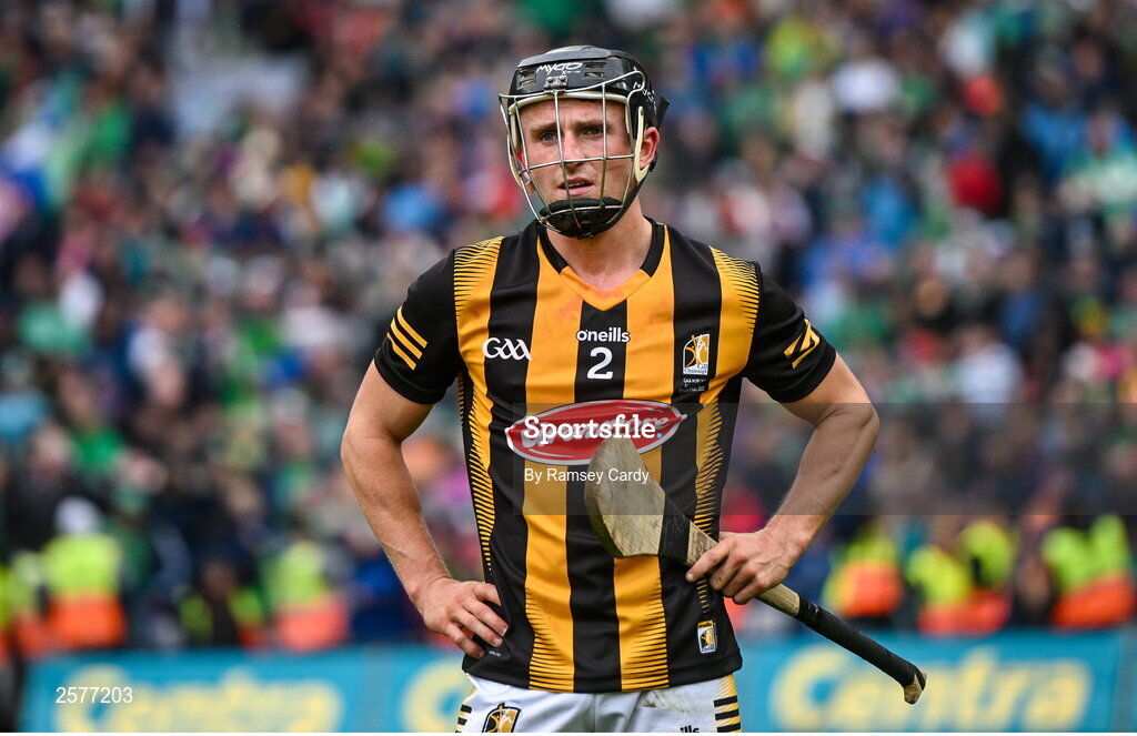 23 July 2023; Mikey Butler of Kilkenny after the GAA Hurling All-Ireland Senior Championship final match between Kilkenny and Limerick at Croke Park in Dublin. Photo by Ramsey Cardy/Sportsfile