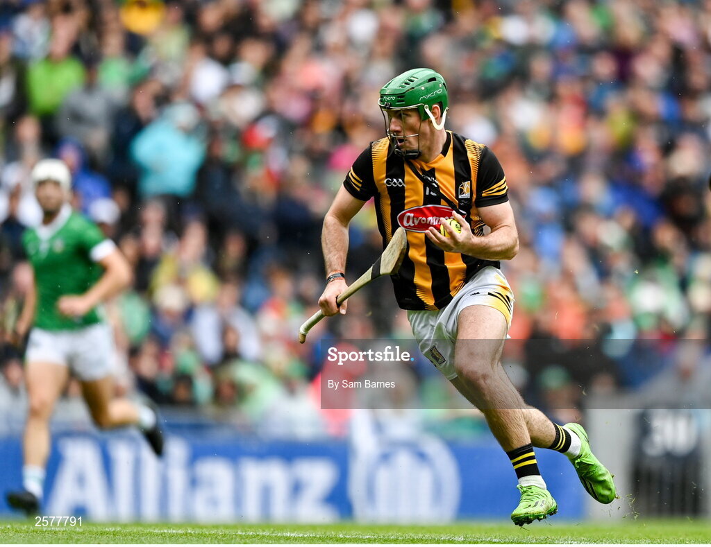 23 July 2023; Eoin Cody of Kilkenny during the GAA Hurling All-Ireland Senior Championship final match between Kilkenny and Limerick at Croke Park in Dublin. Photo by Sam Barnes/Sportsfile