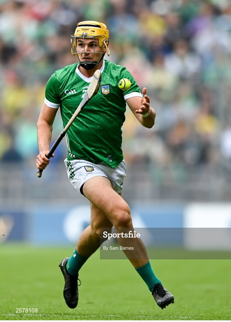 23 July 2023; Cathal O'Neill of Limerick during the GAA Hurling All-Ireland Senior Championship final match between Kilkenny and Limerick at Croke Park in Dublin. Photo by Sam Barnes/Sportsfile