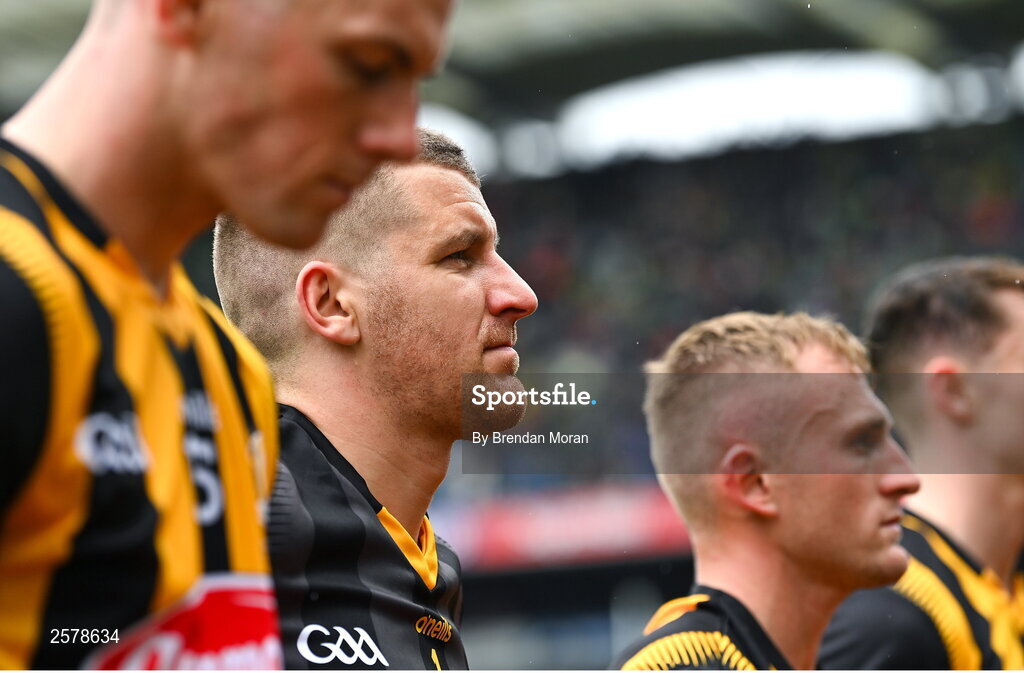 23 July 2023; Kilkenny goalkeeper Eoin Murphy before the GAA Hurling All-Ireland Senior Championship final match between Kilkenny and Limerick at Croke Park in Dublin. Photo by Brendan Moran/Sportsfile