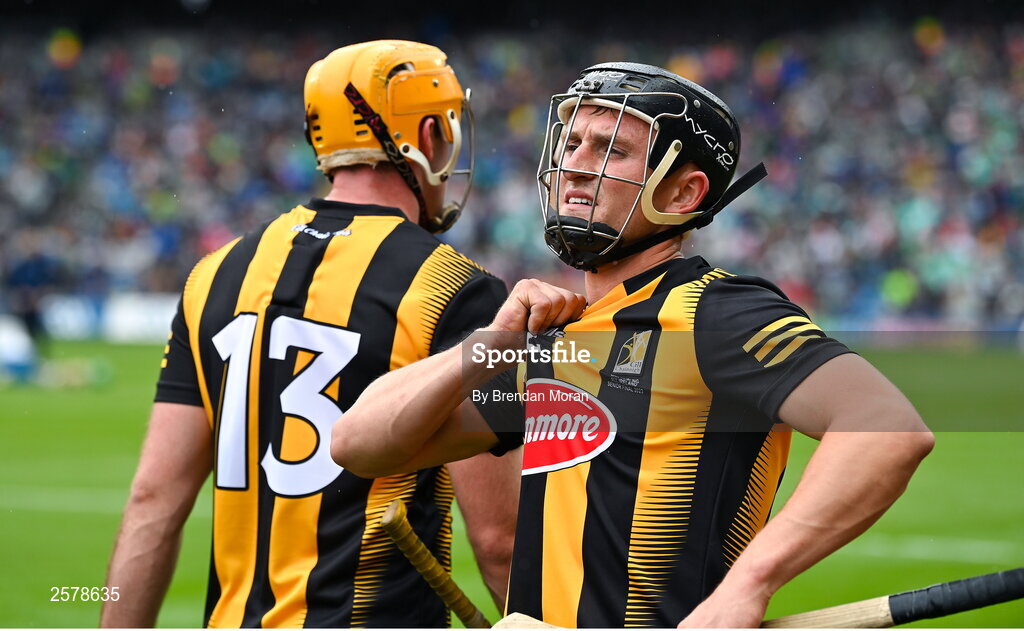 23 July 2023; Mikey Butler of Kilkenny before the GAA Hurling All-Ireland Senior Championship final match between Kilkenny and Limerick at Croke Park in Dublin. Photo by Brendan Moran/Sportsfile