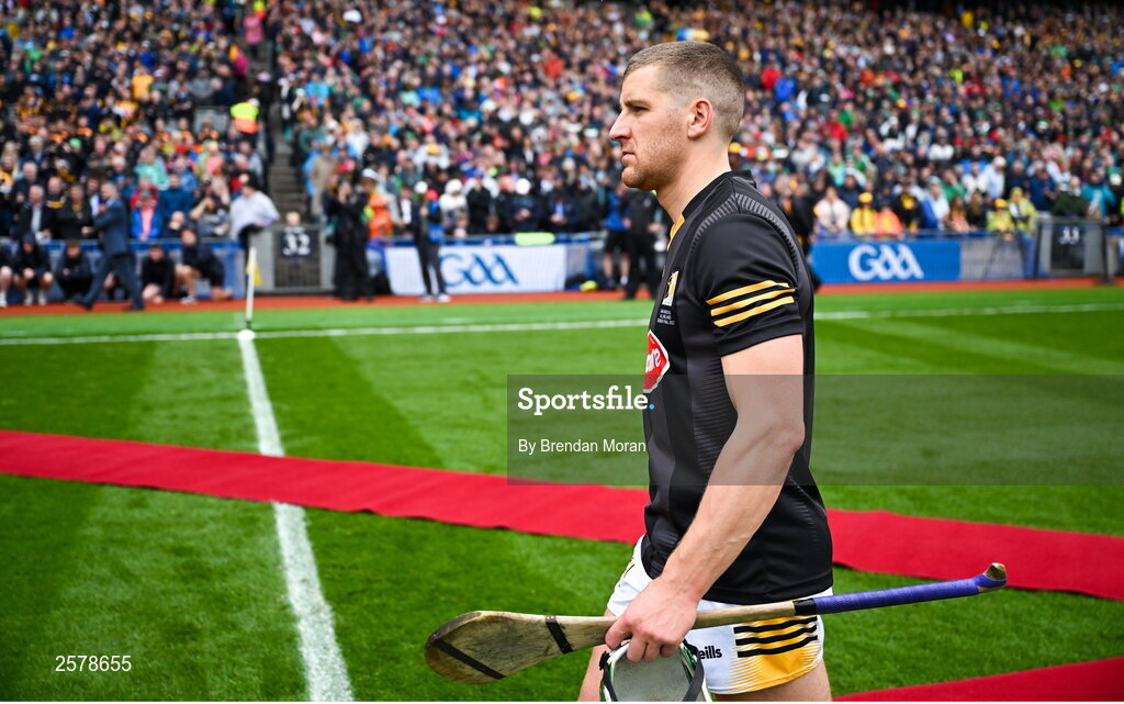 23 July 2023; Kilkenny goalkeeper Eoin Murphy before the GAA Hurling All-Ireland Senior Championship final match between Kilkenny and Limerick at Croke Park in Dublin. Photo by Brendan Moran/Sportsfile