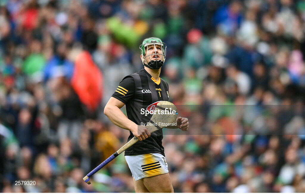 23 July 2023; Kilkenny goalkeeper Eoin Murphy during the GAA Hurling All-Ireland Senior Championship final match between Kilkenny and Limerick at Croke Park in Dublin. Photo by David Fitzgerald/Sportsfile