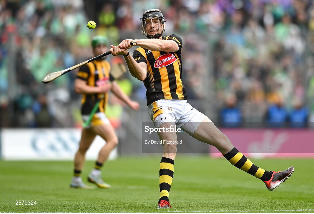 23 July 2023; Walter Walsh of Kilkenny during the GAA Hurling All-Ireland Senior Championship final match between Kilkenny and Limerick at Croke Park in Dublin. Photo by David Fitzgerald/Sportsfile