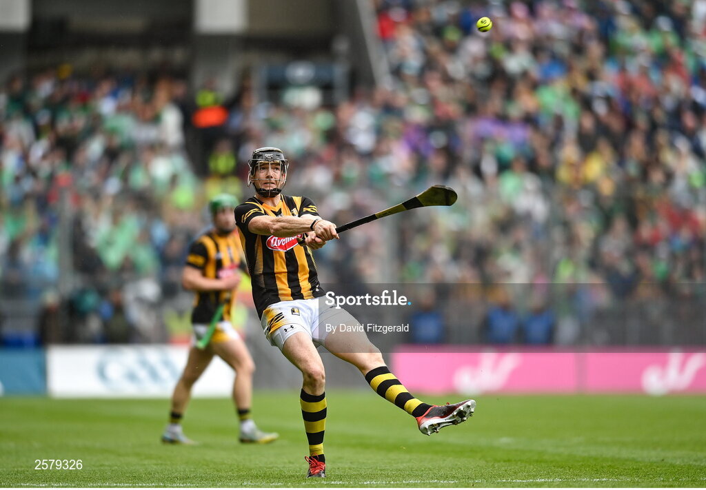 23 July 2023; Walter Walsh of Kilkenny during the GAA Hurling All-Ireland Senior Championship final match between Kilkenny and Limerick at Croke Park in Dublin. Photo by David Fitzgerald/Sportsfile