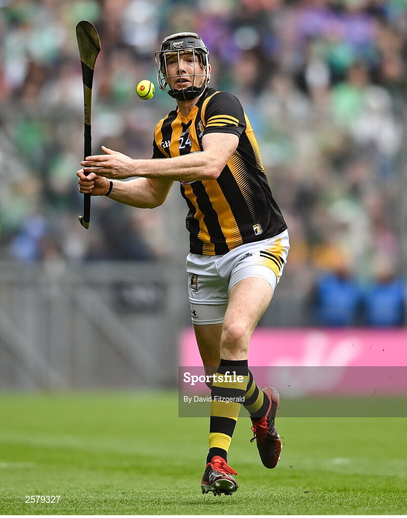 23 July 2023; Walter Walsh of Kilkenny during the GAA Hurling All-Ireland Senior Championship final match between Kilkenny and Limerick at Croke Park in Dublin. Photo by David Fitzgerald/Sportsfile