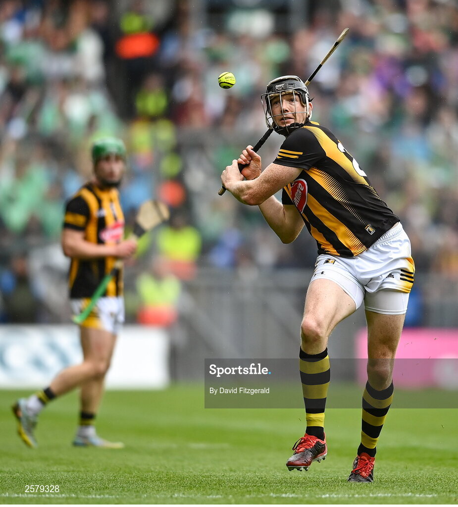 23 July 2023; Walter Walsh of Kilkenny during the GAA Hurling All-Ireland Senior Championship final match between Kilkenny and Limerick at Croke Park in Dublin. Photo by David Fitzgerald/Sportsfile
