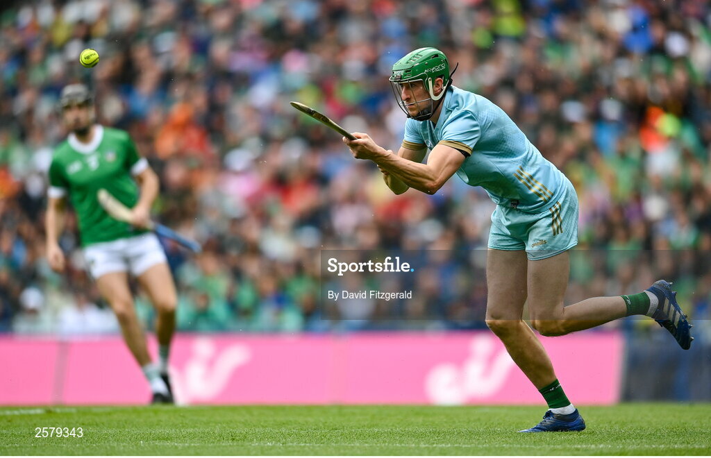 23 July 2023; Nickie Quaid of Limerick during the GAA Hurling All-Ireland Senior Championship final match between Kilkenny and Limerick at Croke Park in Dublin. Photo by David Fitzgerald/Sportsfile