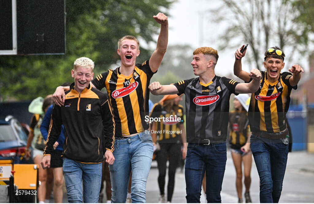 23 July 2023; Kilkenny supporters before the GAA Hurling All-Ireland Senior Championship final match between Kilkenny and Limerick at Croke Park in Dublin. Photo by David Fitzgerald/Sportsfile
