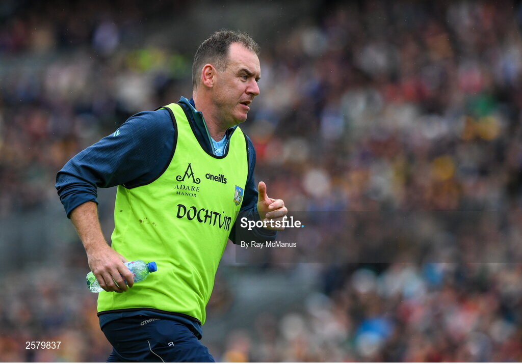 23 July 2023; Limerick team doctor James Ryan during the GAA Hurling All-Ireland Senior Championship final match between Kilkenny and Limerick at Croke Park in Dublin. Photo by Ray McManus/Sportsfile