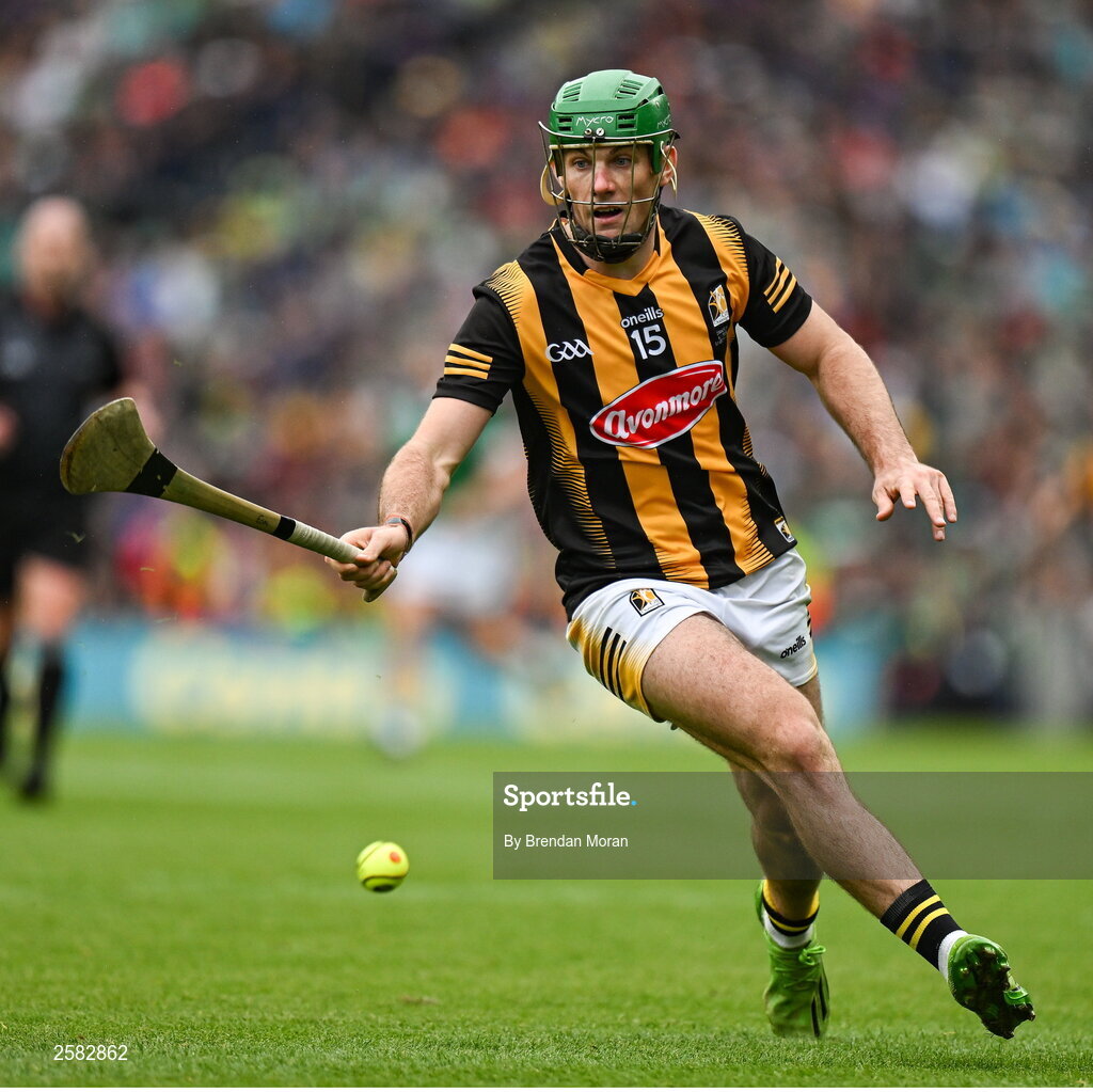 23 July 2023; Eoin Cody of Kilkenny during the GAA Hurling All-Ireland Senior Championship final match between Kilkenny and Limerick at Croke Park in Dublin. Photo by Brendan Moran/Sportsfile