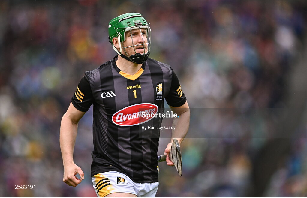 23 July 2023; Kilkenny goalkeeper Eoin Murphy during the GAA Hurling All-Ireland Senior Championship final match between Kilkenny and Limerick at Croke Park in Dublin. Photo by Ramsey Cardy/Sportsfile