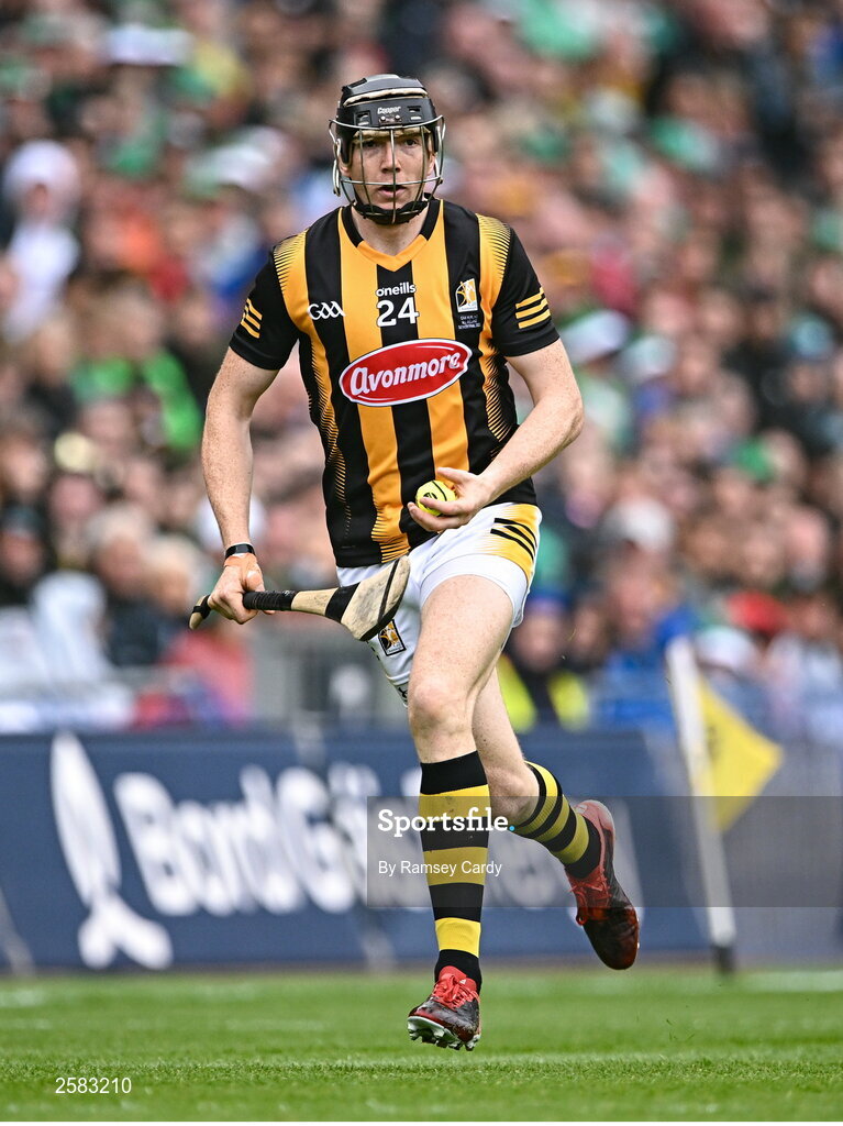 23 July 2023; Walter Walsh of Kilkenny during the GAA Hurling All-Ireland Senior Championship final match between Kilkenny and Limerick at Croke Park in Dublin. Photo by Ramsey Cardy/Sportsfile