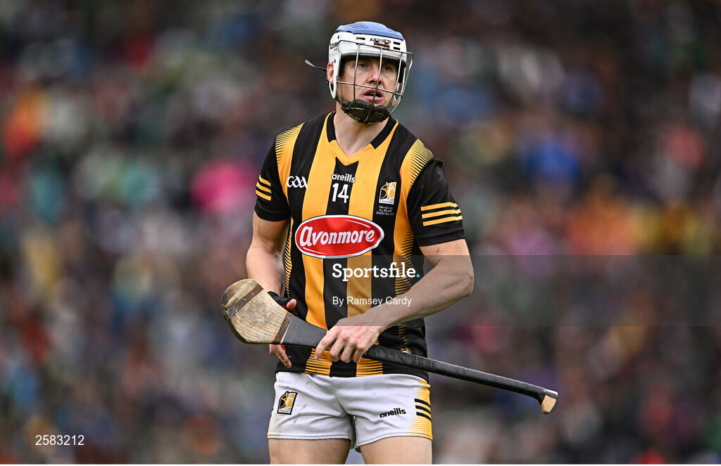 23 July 2023; TJ Reid of Kilkenny during the GAA Hurling All-Ireland Senior Championship final match between Kilkenny and Limerick at Croke Park in Dublin. Photo by Ramsey Cardy/Sportsfile