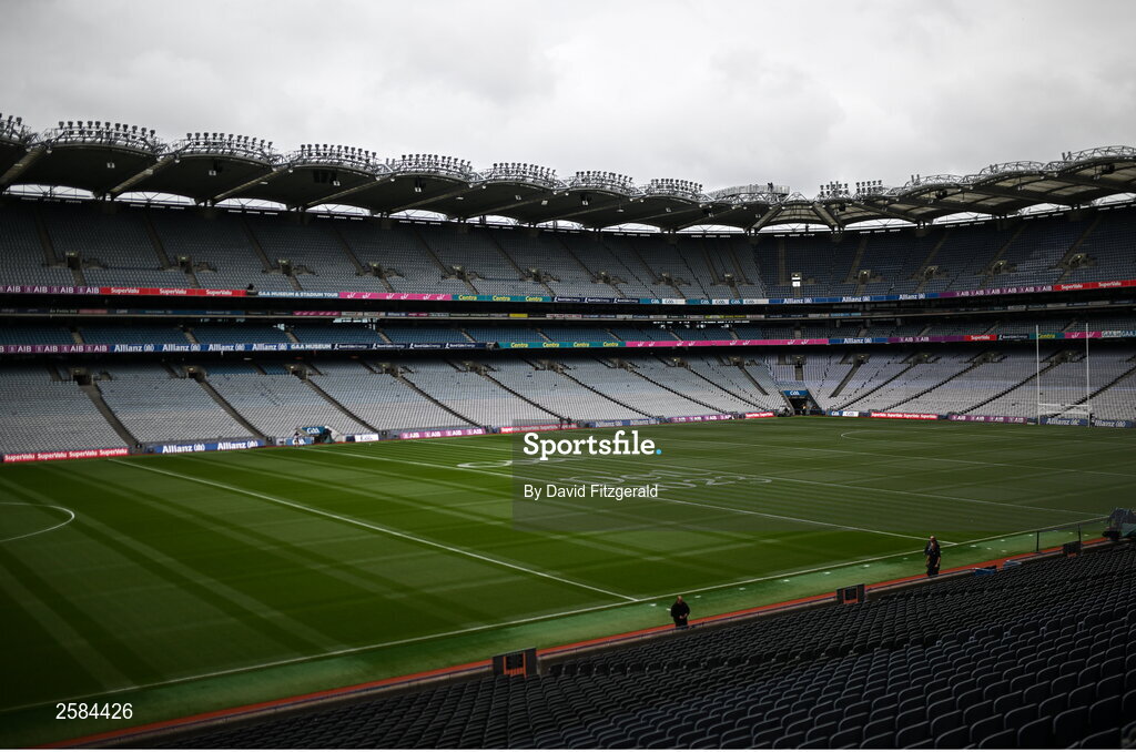 30 July 2023; A general view before the GAA Football All-Ireland Senior Championship final match between Dublin and Kerry at Croke Park in Dublin. Photo by David Fitzgerald/Sportsfile