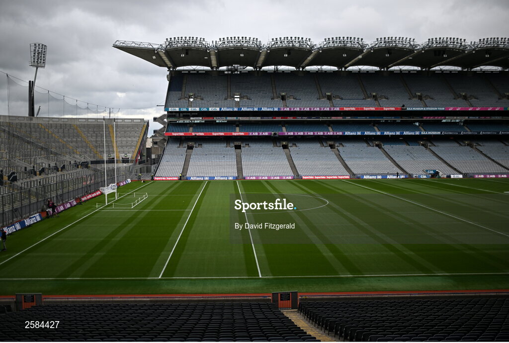 30 July 2023; A general view before the GAA Football All-Ireland Senior Championship final match between Dublin and Kerry at Croke Park in Dublin. Photo by David Fitzgerald/Sportsfile