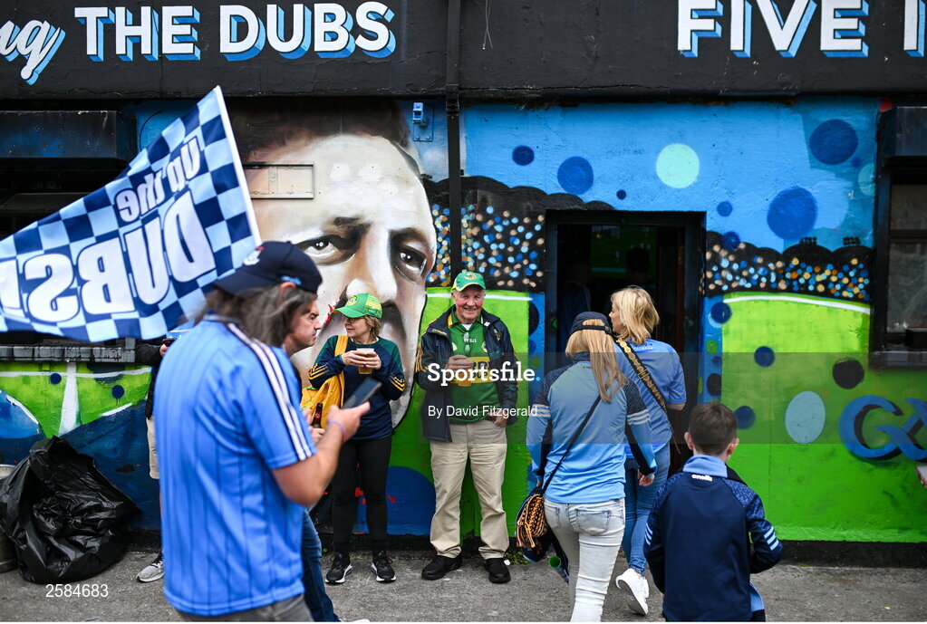 30 July 2023; Kerry supporters Linda Lynch and Jerry O'Sullivan from Kenmare before the GAA Football All-Ireland Senior Championship final match between Dublin and Kerry at Croke Park in Dublin. Photo by David Fitzgerald/Sportsfile