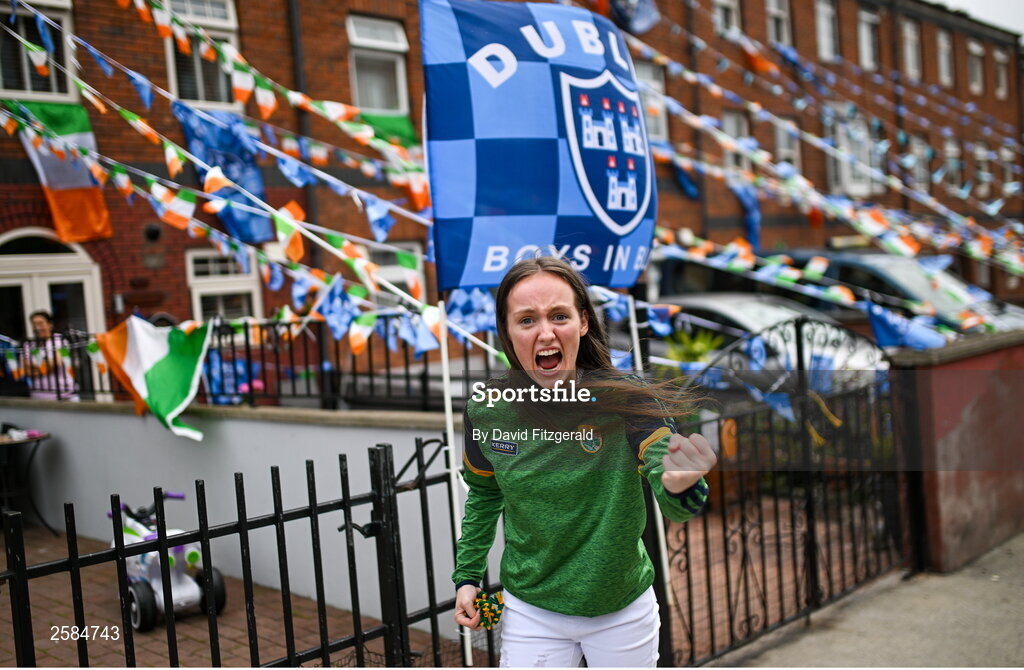 30 July 2023; Kerry supporter Colleen Stack from Listowel before the GAA Football All-Ireland Senior Championship final match between Dublin and Kerry at Croke Park in Dublin. Photo by David Fitzgerald/Sportsfile