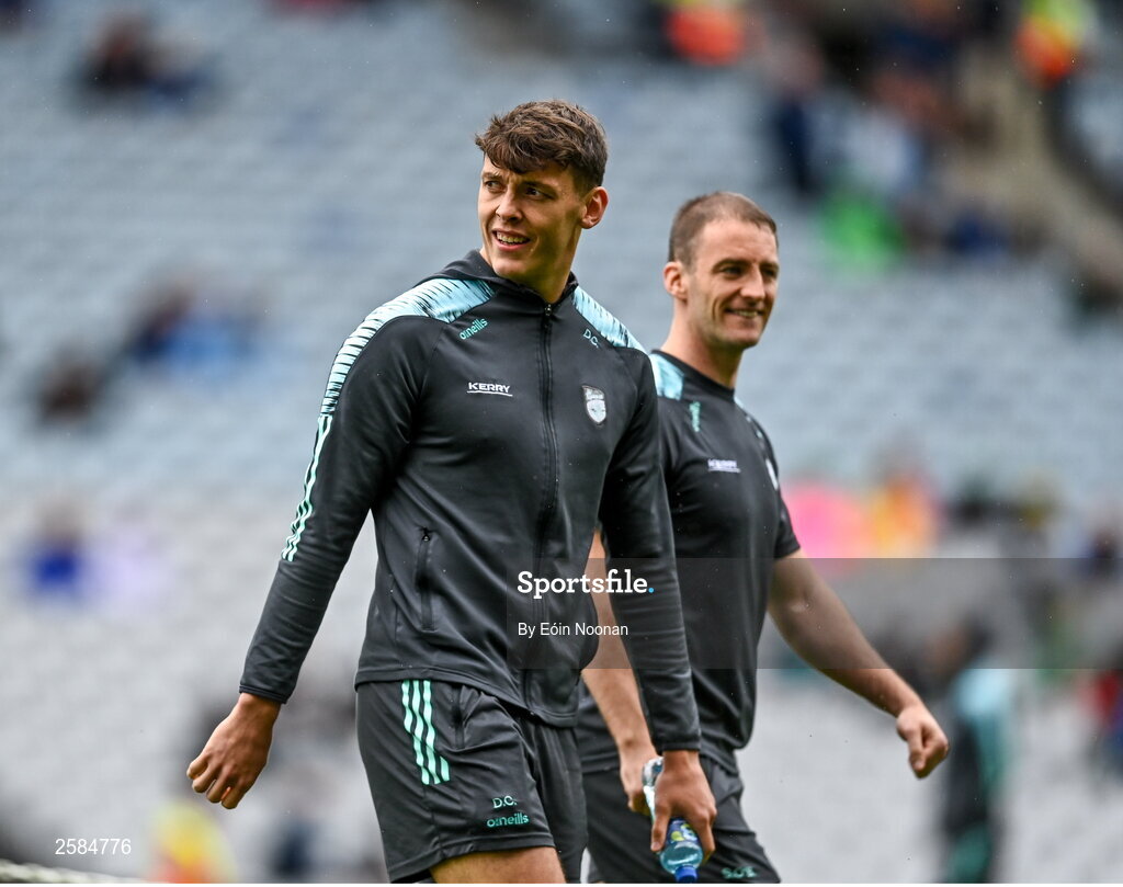 30 July 2023; David Clifford of Kerry before the GAA Football All-Ireland Senior Championship final match between Dublin and Kerry at Croke Park in Dublin. Photo by Eóin Noonan/Sportsfile