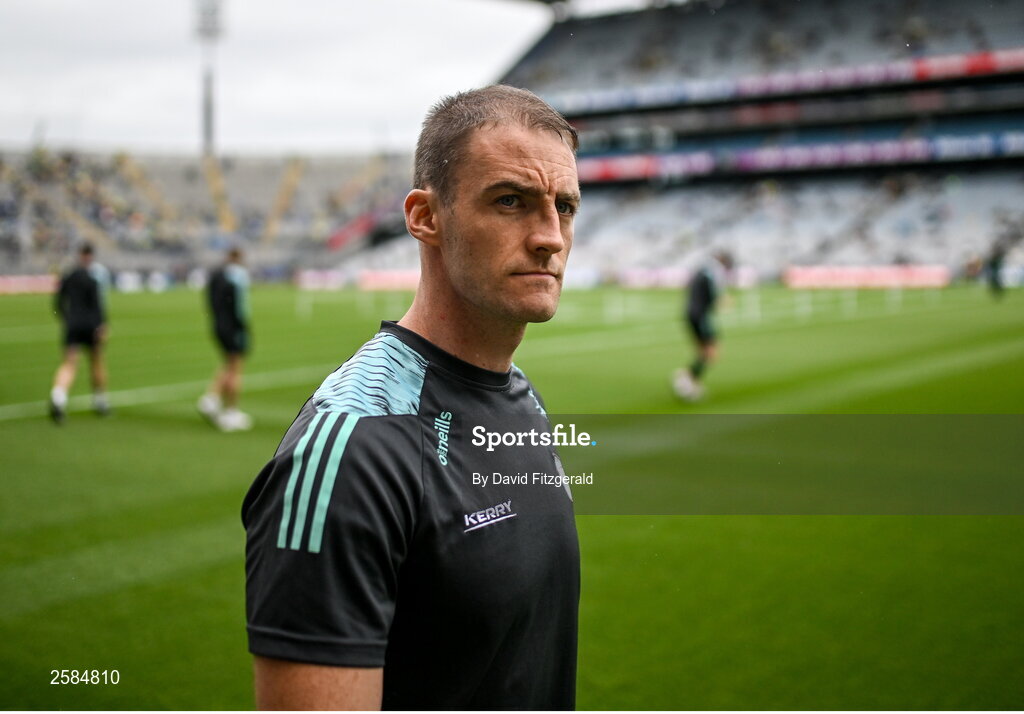 30 July 2023; Stephen O'Brien of Kerry before the GAA Football All-Ireland Senior Championship final match between Dublin and Kerry at Croke Park in Dublin. Photo by David Fitzgerald/Sportsfile