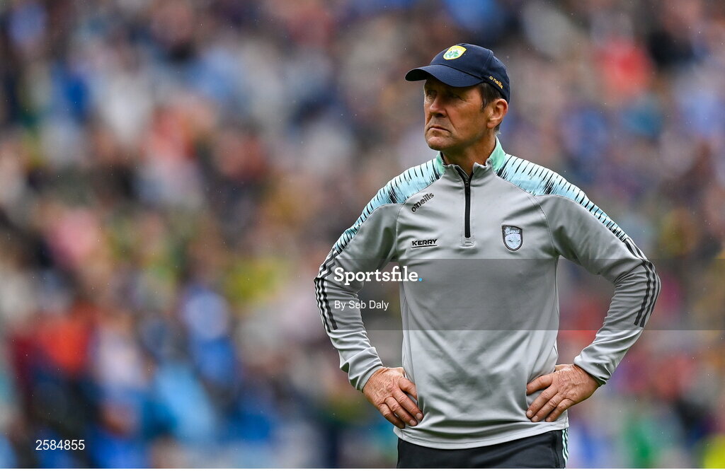 30 July 2023; Kerry manager Jack O'Connor before the GAA Football All-Ireland Senior Championship final match between Dublin and Kerry at Croke Park in Dublin. Photo by Seb Daly/Sportsfile