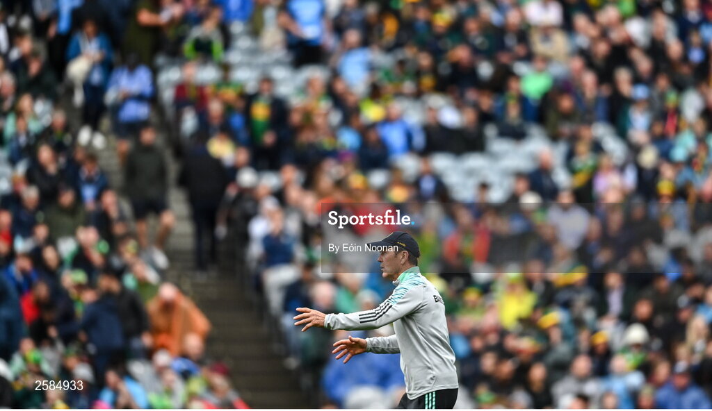 30 July 2023; Kerry manager Jack O'Connor before the GAA Football All-Ireland Senior Championship final match between Dublin and Kerry at Croke Park in Dublin. Photo by Eóin Noonan/Sportsfile