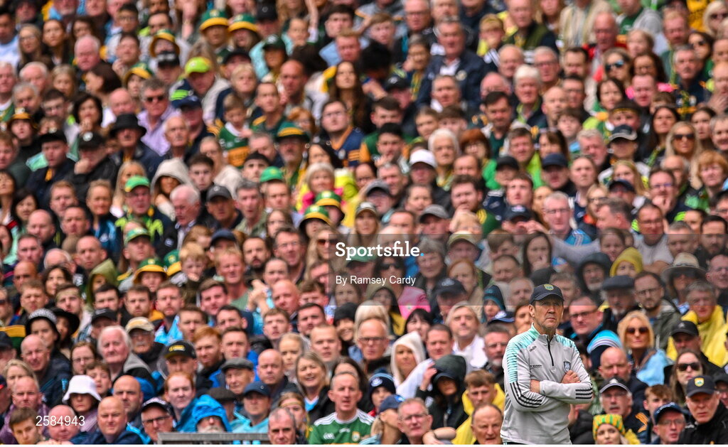 30 July 2023; Kerry manager Jack O'Connor during the GAA Football All-Ireland Senior Championship final match between Dublin and Kerry at Croke Park in Dublin. Photo by Ramsey Cardy/Sportsfile