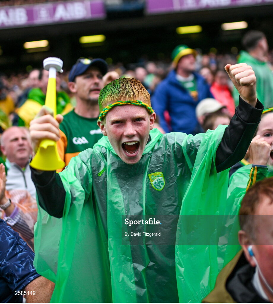 30 July 2023; Kerry supporters during the GAA Football All-Ireland Senior Championship final match between Dublin and Kerry at Croke Park in Dublin. Photo by David Fitzgerald/Sportsfile