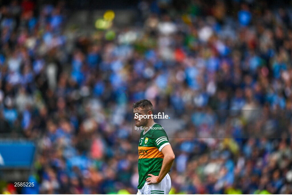 30 July 2023; Graham O'Sullivan of Kerry after the GAA Football All-Ireland Senior Championship final match between Dublin and Kerry at Croke Park in Dublin. Photo by Eóin Noonan/Sportsfile