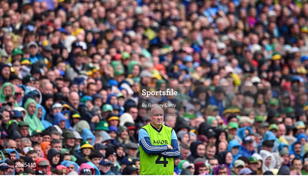30 July 2023; Dublin coach Pat Gilroy during the GAA Football All-Ireland Senior Championship final match between Dublin and Kerry at Croke Park in Dublin. Photo by Ramsey Cardy/Sportsfile