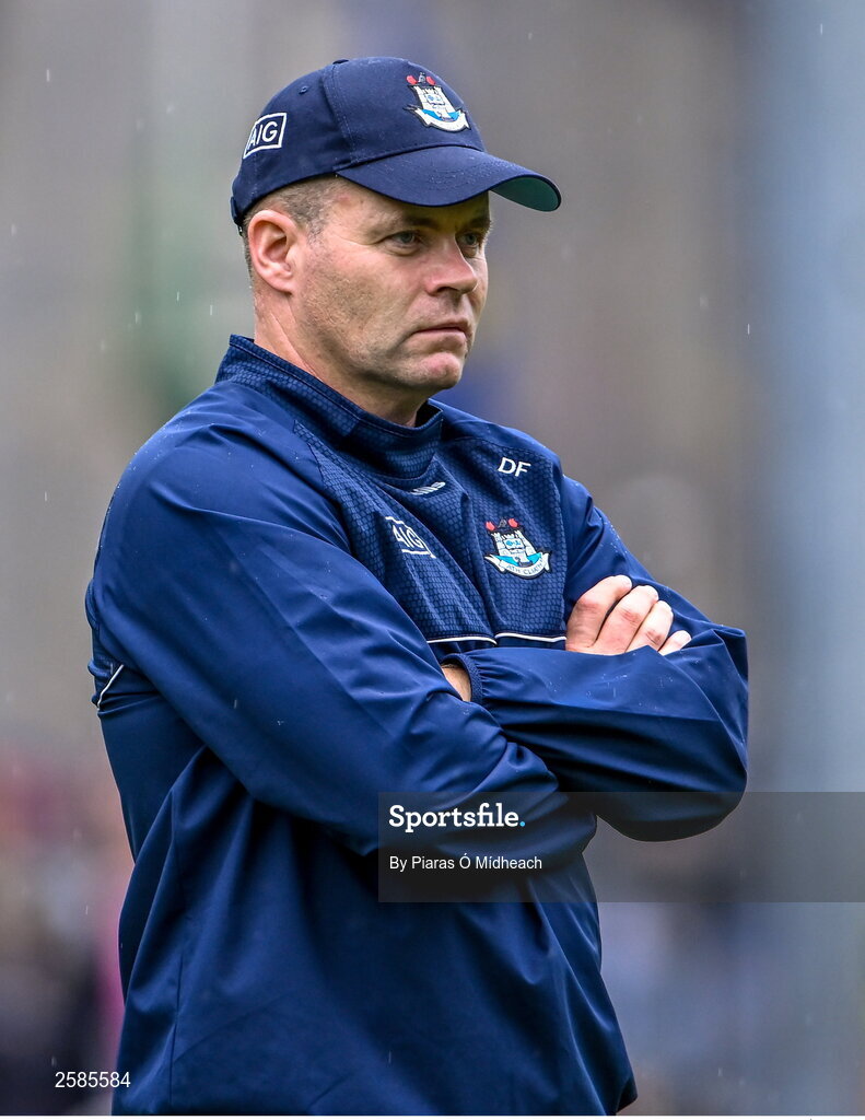 30 July 2023; Dublin manager Dessie Farrell before the GAA Football All-Ireland Senior Championship final match between Dublin and Kerry at Croke Park in Dublin. Photo by Piaras Ó Mídheach/Sportsfile