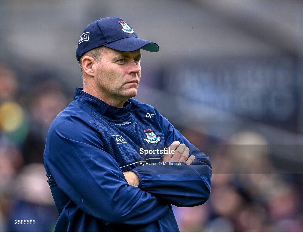 30 July 2023; Dublin manager Dessie Farrell before the GAA Football All-Ireland Senior Championship final match between Dublin and Kerry at Croke Park in Dublin. Photo by Piaras Ó Mídheach/Sportsfile