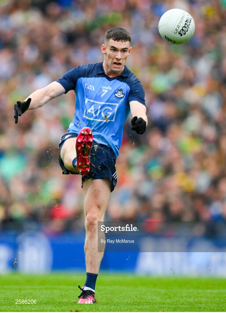 30 July 2023; Lee Gannon of Dublin during the GAA Football All-Ireland Senior Championship final match between Dublin and Kerry at Croke Park in Dublin. Photo by Ray McManus/Sportsfile