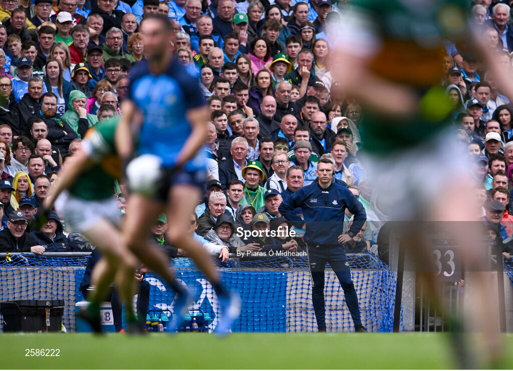 30 July 2023; Dublin selector Darren Daly during the GAA Football All-Ireland Senior Championship final match between Dublin and Kerry at Croke Park in Dublin. Photo by Piaras Ó Mídheach/Sportsfile