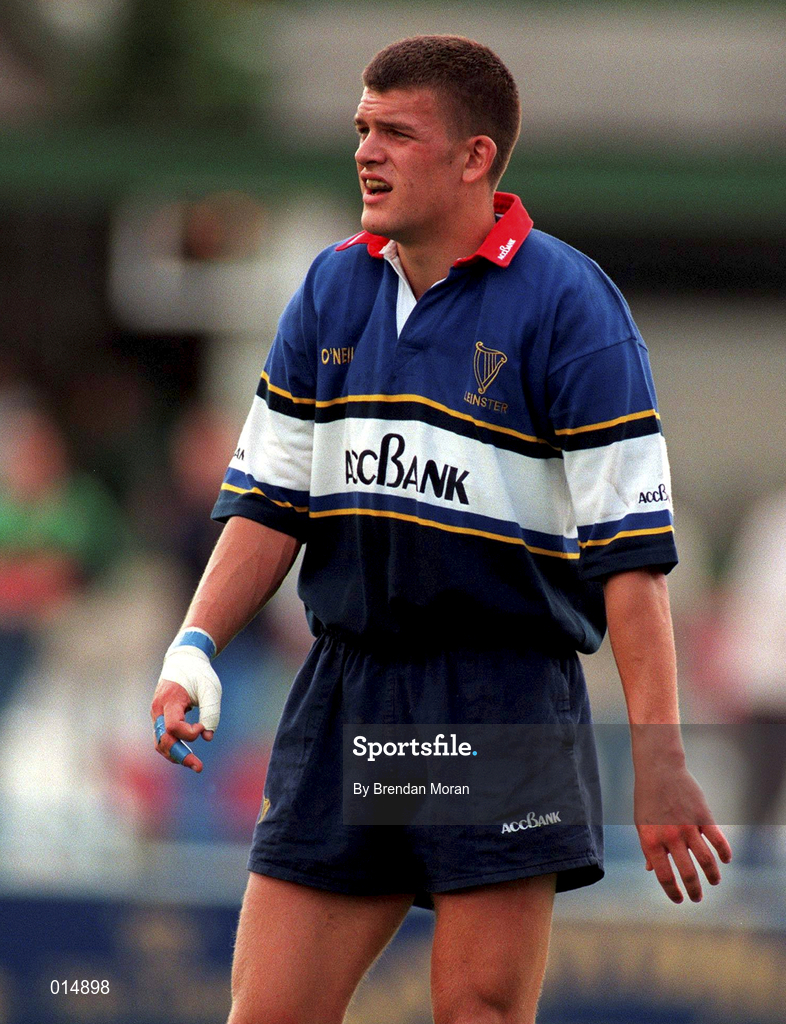 30 August 1997; John McWeeney of Leinster during the Interprovincial rugby match between Leinster and Connacht in Donnybrook Stadium in Dublin. Photo by Brendan Moran/Sportsfile
