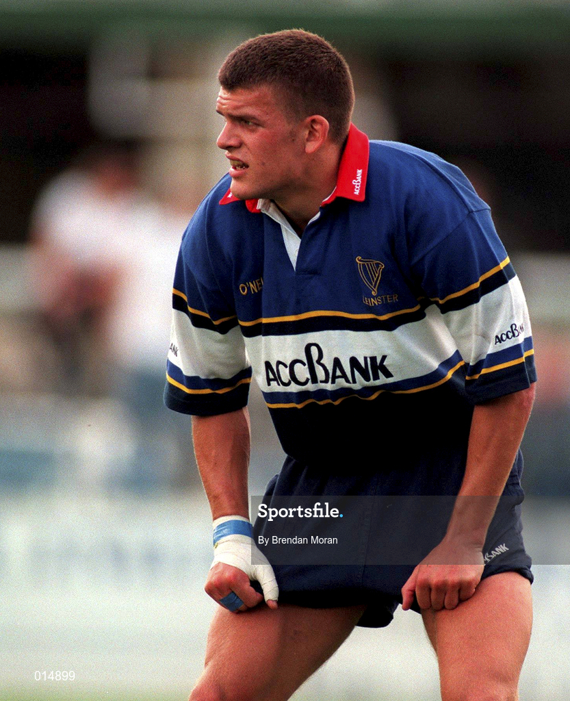 30 August 1997; John McWeeney of Leinster during the Interprovincial rugby match between Leinster and Connacht in Donnybrook Stadium in Dublin. Photo by Brendan Moran/Sportsfile