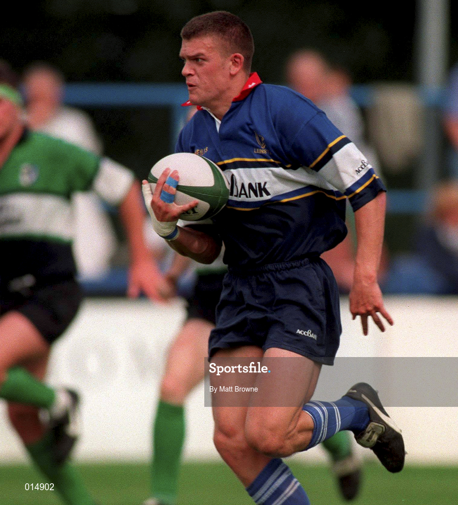 30 August 1997; John McWeeney of Leinster during the Interprovincial rugby match between Leinster and Connacht in Donnybrook Stadium in Dublin. Photo by Matt Browne/Sportsfile