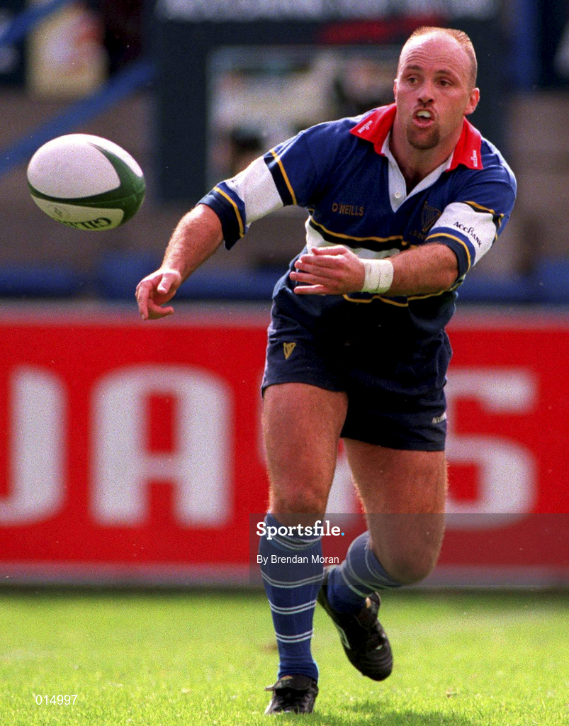 30 August 1997; Kurt McQuilkin of Leinster during the Interprovincial rugby match between Leinster and Connacht in Donnybrook Stadium in Dublin. Photo by Brendan Moran/Sportsfile