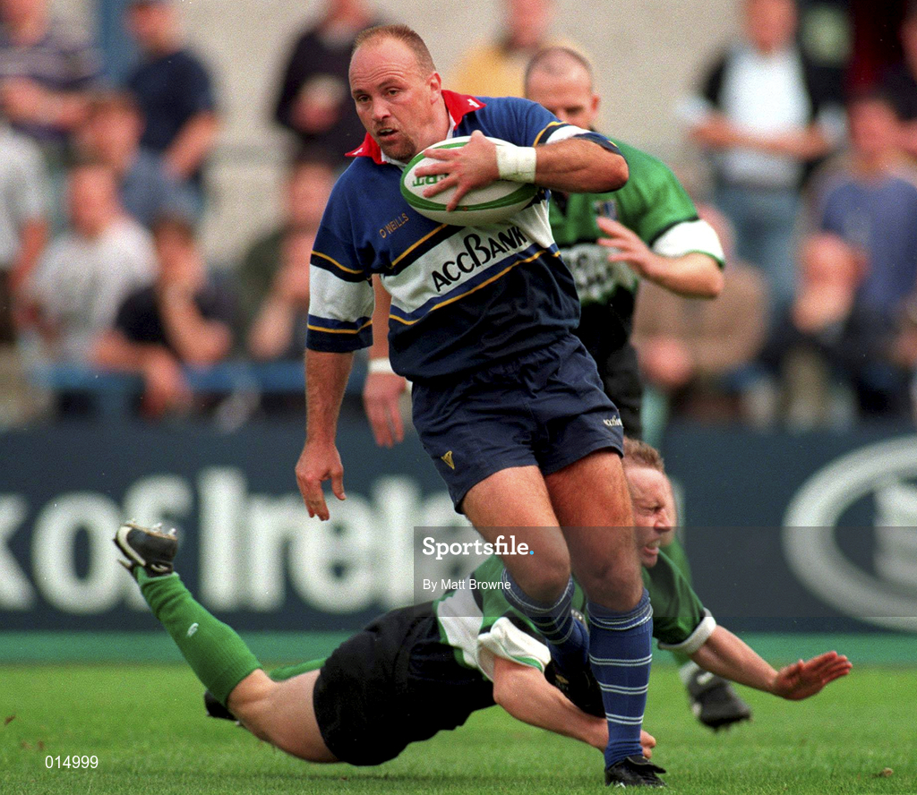 30 August 1997; Kurt McQuilkin of Leinster during the Interprovincial rugby match between Leinster and Connacht in Donnybrook Stadium in Dublin. Photo by Matt Browne/Sportsfile