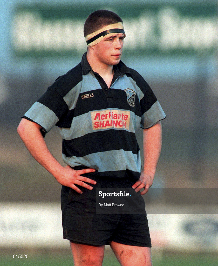 31 January 1998; Marcus Horan of Shannon during the All-Ireland League Division 1 match between Shannon RFC and Ballymena RFC at Thomond Park in Limerick. Photo by Matt Browne/Sportsfile